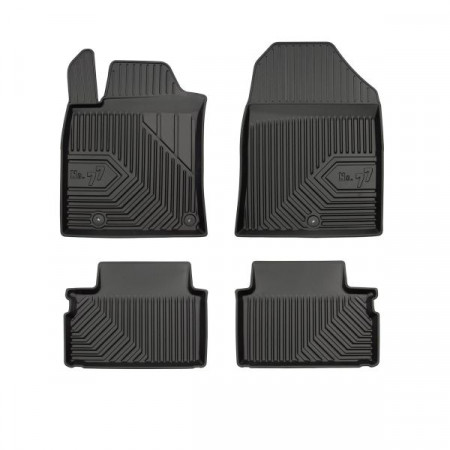 Set covorase cauciuc Floor mats TPE 4 pcs ducts No. 77 front/rear set colour neagra KIA CEED 03.18- FROGUM FRG77407527