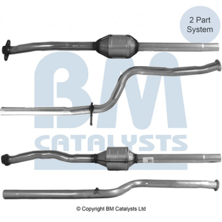 Katalysator EURO 2 CITROEN SAXO PEUGEOT 106 I 106 II 106 II/HATCHBACK 1.0/1.1 09.91-07.04 BM CATALYSTS BM90020H