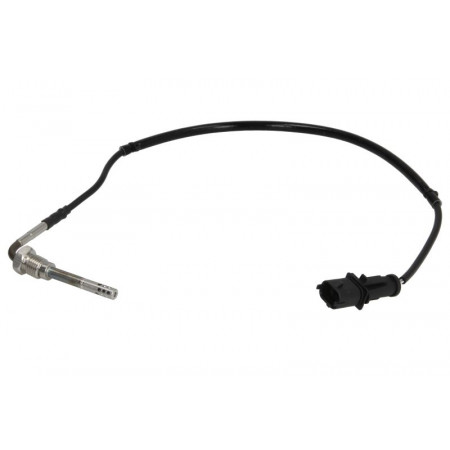 Sensor, temperatura dos gases de escape Sensor de temperatura dos gases de escape antes do catalisador 2PIN cor preto IVECO EUROCARGO I-III MAGIRUS STRALIS I TRAKKER I TRAKKER II 09.00- AKUSAN IVE-SE-013