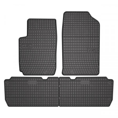 Satz Fußmatten Gummi 4-teilig BASIC vorne/hinten Satz Farbe schwarz CITROEN XSARA PICASSO 12.99-06.12 Van FROGUM MMT A040 0652