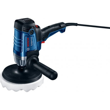 Masina de polizat Polizator diametru disc 180mm 2200 rev./min. greutate 22 kg putere nominala 900W tensiune: 230V in set: burete cheie M14 maner tampon BOSCH 0 601 3A2 020