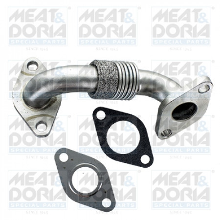 Tubo tubolare, valvola EGR Tubo ricircolo fumi di scarico AUDI A3 SEAT ALTEA ALTEA XL LEON TOLEDO III SKODA OCTAVIA I OCTAVIA II SUPERB II VW BORA BORA I GOLF IV 1.9D/2.0D 08.00- MEAT & DORIA MD88685