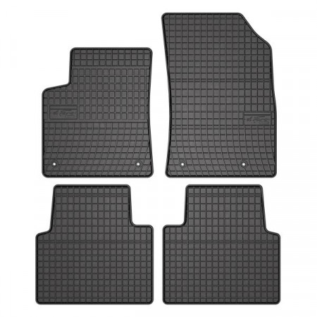 Set tappetini in gomma 4 pezzi BASIC set anteriori/posteriori colore nero OPEL CROSSLAND X /LAND 03.17- Crossover FROGUM MMT A040 401716