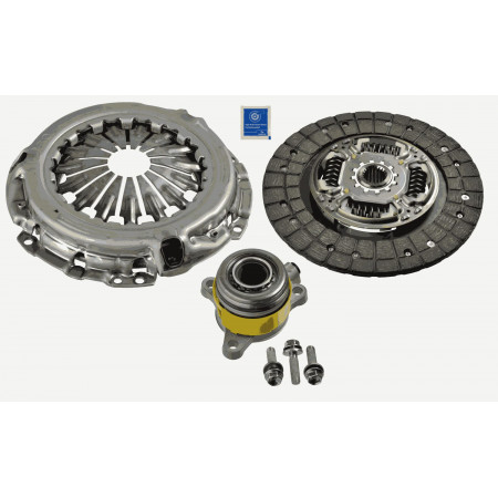 Koppelingsset Koppelingsset met hydraulisch lager 225 mm SUBARU TREZIA TOYOTA AURIS COROLLA URBAN CRUISER VERSO S YARIS 1.4D 08.05- SACHS 3000 990 333