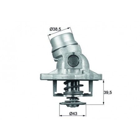 Termostato del liquido di raffreddamento Termostato del sistema di raffreddamento 88C nell'alloggiamento BMW 7 E38 7 E65 E66 E67 3.9D/4.4D 05.99-07.08 MAHLE TI 32 88