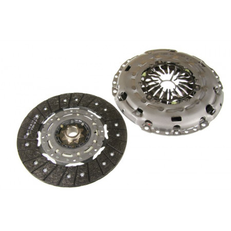 Kit d'embrayage Kit d'embrayage auto-ajustable Avec couvercle d'embrayage avec plateau de pression volant bimasse sans butée de débrayage 240mm FORD MONDEO III JAGUAR X-TYPE I 2.2D 09.04-12.09 LUK 624 3318 09