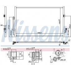 Condensor, airconditioning Condensor airco NISSAN TEANA II 2,5/3,5 07.08-09.13 NISSENS NIS 940556