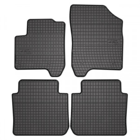 Satz Fußmatten Gummi 4-teilig BASIC vorne/hinten Satz Farbe schwarz CITROEN C3 PICASSO 02.09- Van FROGUM MMT A040 0635