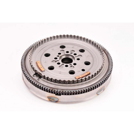 Schwungrad mit mechanischem Doppelmassengetriebe 220 mm Schraubensatz ohne Reibungssteuerplatte Führungslager OPEL AGILA COMBO TOUR COMBO/MINIVAN 1.3D 06.03- LUK 415 0232 10
