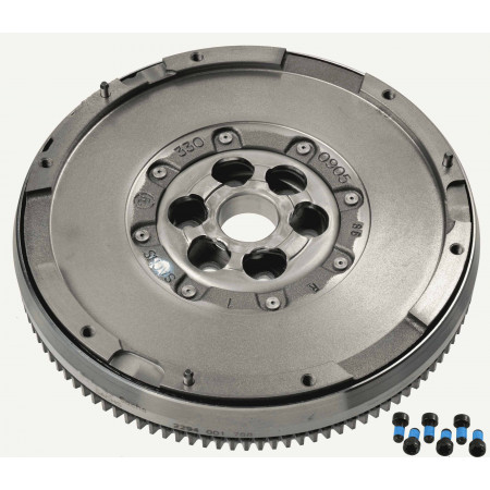 Stuur met dubbele massa 240 mm ALFA ROMEO GIULIETTA MITO FIAT 500L BRAVO II DOBLO DOBLO CARGO IDEA LINEA PUNTO EVO LANCIA DELTA III MUSA OPEL COMBO TOUR 1.6D 09.07- SACHS 2294 001 788