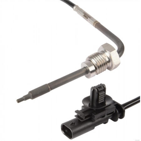 Sensor, exhaust gas temperature Exhaust gas temperature sensor after dpf FIAT 500 500 C PANDA LANCIA YPSILON 1.3D 10.07- HERTH+BUSS PARTI ELECTRICE 70682739