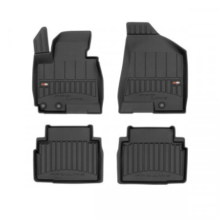 Conjunto de tapetes de bandeja ProLine 3D tpe conjunto de cor preta KIA SPORTAGE III 07.10- FROGUM FRG 3D409835
