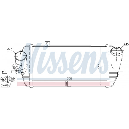 Intercooler, compressor Intercooler HYUNDAI ACCENT IV ELANTRA V I20 I I30 KIA CEE'D PRO CEE'D RIO III SOUL I 1.1D/1.4D/1.6D 02.09- NISSENS NIS 96539