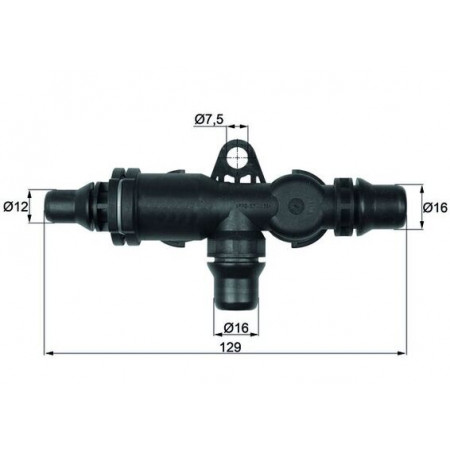 Thermostaat, oliekoeler Oliekoeler thermostaat 82C BMW X5 E53 3.0-4.8 01.00-10.06 MAHLE TO 4 82