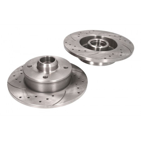 Hocheffiziente Bremsscheibe SPEEDMAX Full Cut-Drilled hinten L/R Außendurchmesser 226 mm Dicke 10 mm 2 Stück SEAT CORDOBA CORDOBA VARIO IBIZA II LEON 1.4-2.8 08.76-06.06 SPEEDMAX 5201-01-0210PTUOTUV