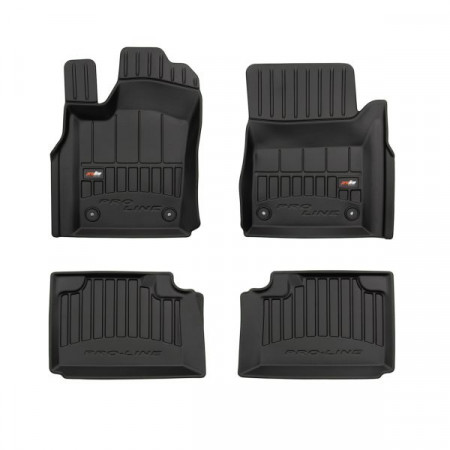 Jeu de tapis de sol en caoutchouc Tapis de sol TPE 4 pcs conduits proLine 3D jeu avant/arrière couleur noir JEEP GRAND CHEROKEE IV 11.10- Tout-terrain FROGUM FRG 3D408616