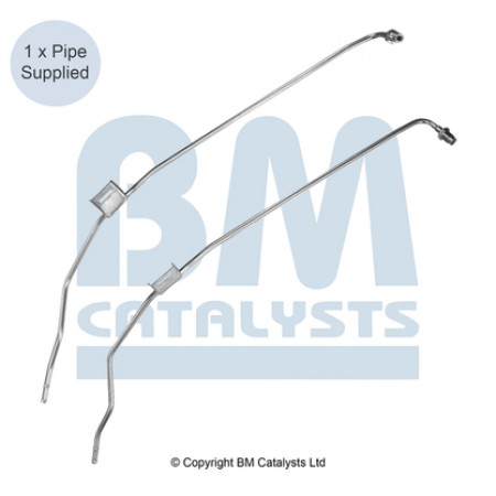 Pressure pipe, pressure sensor (particulate filter) Diesel particulate filter pressure hose Rear CITROEN C5 II C5 III C6 PEUGEOT 407 2.2D/2.7D 09.05- BM CATALYSTS PP11084A