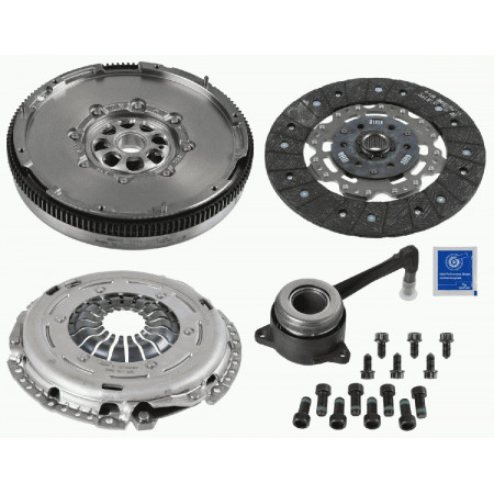 Kupplungssatz Kupplungssatz mit Schwungrad mit Doppelmasse 240 mm AUDI A3 TT SEAT ALTEA ALTEA XL LEON TOLEDO III SKODA OCTAVIA II SUPERB II VW BEETLE CC B7 EOS GOLF V GOLF VI 1.8/2.0 09.04- SACHS 2290 601 060