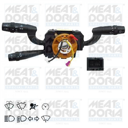 Comutator coloana directie Comutator combinat sub volan Indicatorii lumini stergatoare FIAT DUCATO 07.06- MEAT &amp; DORIA MD23789