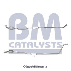 Catalyst EURO 6 CITROEN C1 II PEUGEOT 108 TOYOTA AYGO 1.0 04.14- BM CATALYSTS BM92151H