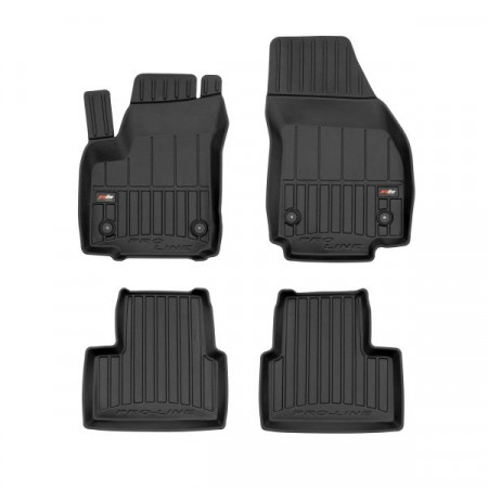 Conjunto de tapetes TPE 4 pcs dutos proLine 3D conjunto cor preto OPEL MERIVA B 06.10-03.17 FROGUM FRG 3D426276
