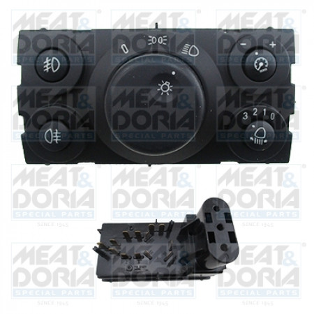 Schalter, Scheinwerfer Hauptschalter OPEL ASTRA H 01.04-05.14 MEAT & DORIA MD23875