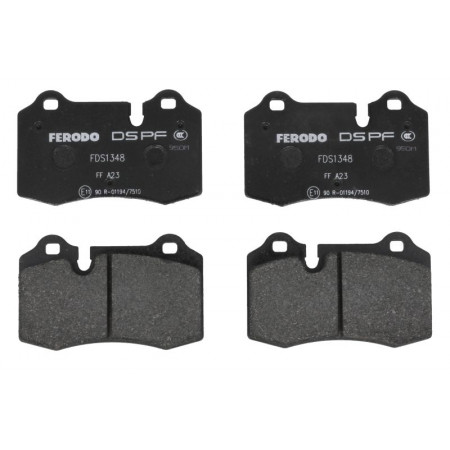 Remblokken - Tuning Ferodo DS Performance remblokken P Renault Clio II 3.0 V6 Brembo terminals / Sensor / Peugeot 406 Coupe / Lancia / Ford Focus RS Turbo FERODO FDS1348