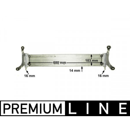 Intercooler, compressore Intercooler AUDI Q7 VW TOUAREG 3.0D/4.2D/5.0D 10.02-08.15 MAHLE CIR 6 000P