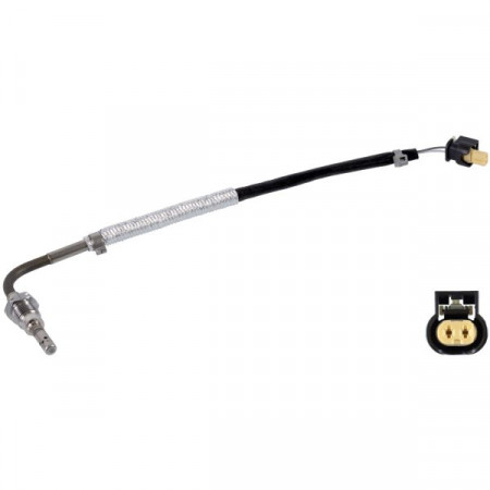 Sensor, temperatura de los gases de escape Sensor de temperatura de escape antes del turbo MERCEDES A W169 A W176 B SPORTS TOURER W245 B SPORTS TOURER W246 W242 C C204 C CL203 C W204 1.8CNG-4.7 02.95- FEBI FE170373