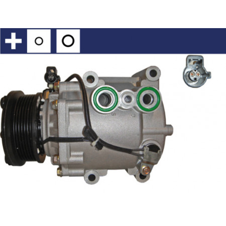 Compressor, ar condicionado Compressor de ar condicionado FORD MONDEO III TRANSIT 1.8-2.3LPG 10.00-08.14 MAHLE ACP 106 000S