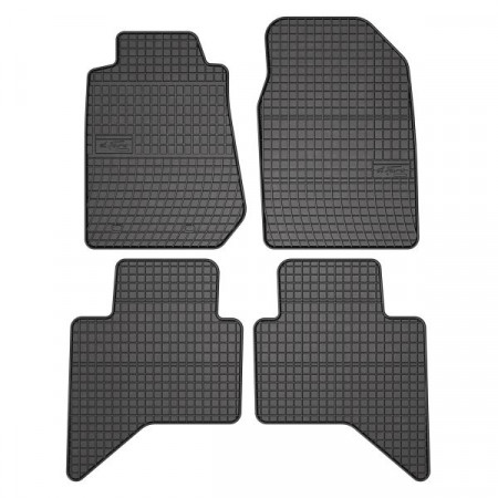 Set covorase cauciuc Floor mats Rubber 4 pcs BASIC front/rear set colour neagra ISUZU D-MAX II 06.12-12.22 Pick-up FROGUM MMT A040 546672