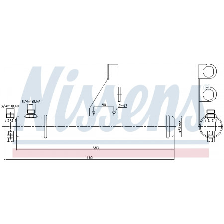 Filtru uscator aer conditionat MERCEDES ACTROS MP2 / MP3 OM541.920-OM542.969 10.02- NISSENS NIS 95606