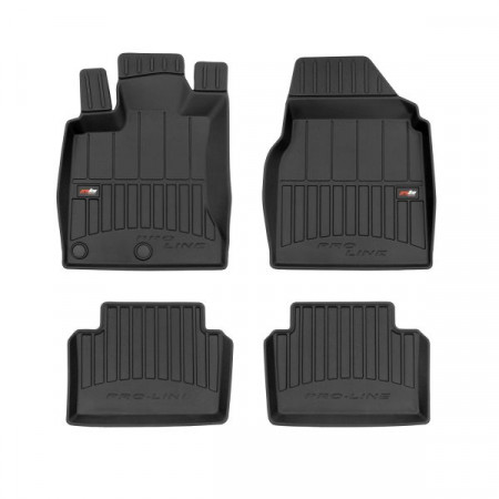 Vloermattenset Vloermatten TPE kanalen proLine 3D set kleur zwart NISSAN QASHQAI I 11.06-04.14 FROGUM FRG 3D426733