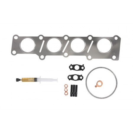 Kit de montage, turbocompresseur Kit de montage turbocompresseur avec joints VOLVO S60 II S80 II V60 I ​​​​V70 III XC60 I FORD GALAXY II GALAXY MK II MONDEO IV S-MAX JAGUAR XE XF I XF II XF SPORTBRAKE XJ 2.0 01.10- AJUSA AJUJTC11700