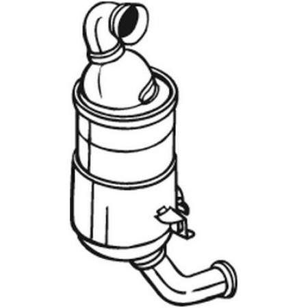 Catalizador EURO 4 apto para CITROEN BERLINGO, BERLINGO MINIVAN; PEUGEOT SOCIO, SOCIO ORIGEN, SOCIO ORIGEN MINIVAN, SOCIO MINIVAN 1.6D 07.05-12.15