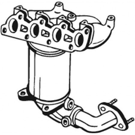 EURO 4 Katalysator passend für FORD FIESTA V, FUSION 1.3 11.01-06.08