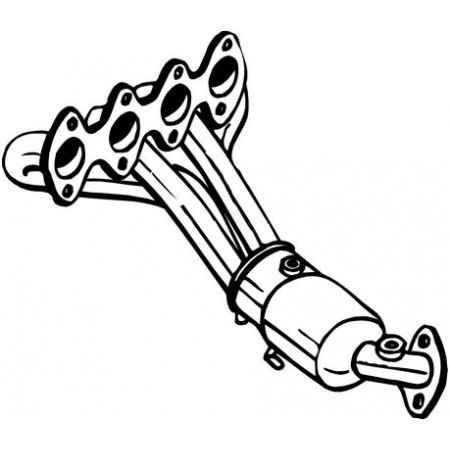 Catalyseur EURO 5 sur mesure pour MERCEDES C (CL203), C (W203), C (W204), C T-MODEL (S203), C T-MODEL (S204), CLC (CL203), CLK (A209), CLK ( C209 ), E (W211) 1.6-2.6 05.02-08.14