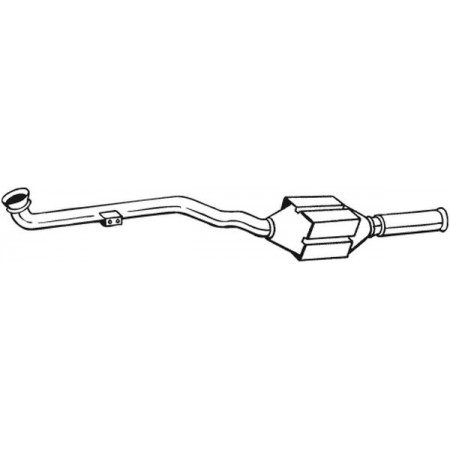 Conversor catalítico adequado para MERCEDES E (W210), E T-MODEL (S210) 2.1D 2.2D 06.98-03.03