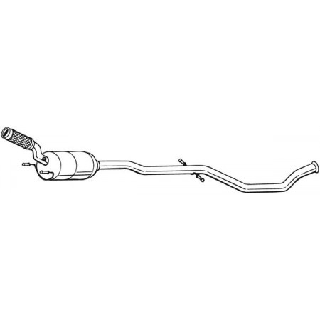 Conversor catalítico adequado para PEUGEOT 407 1.8 03.04-07.05
