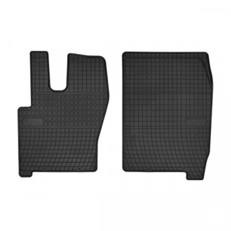 FROGUM rubberen vloermat, 2 st. BASIC, kleur zwart, geschikt voor IVECO EUROCARGO I-III 01.91-09.15, Vrachtwagen