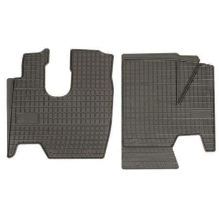 Tappetino in gomma FROGUM, 2 pz. BASIC, colore nero, adatto per MERCEDES ATEGO 2 10.04-, Camion