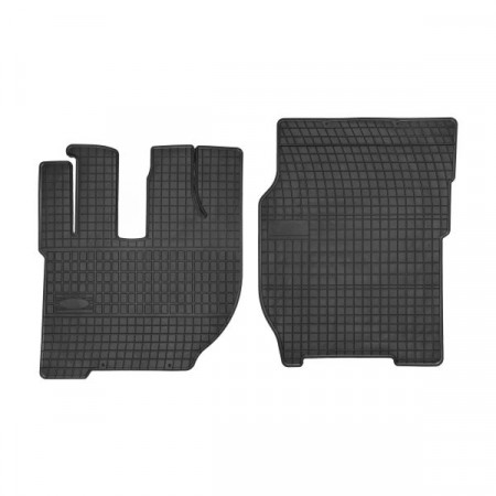 Tapete de borracha FROGUM, 2 unid. BASIC, cor preta, adequado para VOLVO FH12 08.93-, caminhão