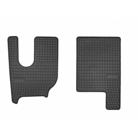 FROGUM rubberen vloermat, 2 st. BASIC, set, kleur zwart, geschikt voor RVI T 01.13-, Truck