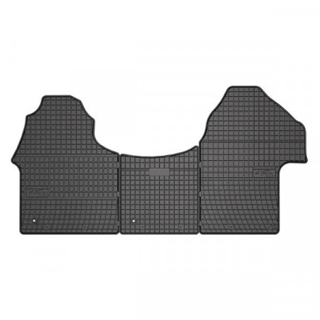 Tappetino in gomma FROGUM, 3 pz. Set anteriore BASIC, colore nero, adatto per MERCEDES SPRINTER 3,5-T (B907), SPRINTER 3,5-T (B907, B910), SPRINTER 3-T (B907), SPRINTER 3-T (B910 02.18- , Autobus Camion