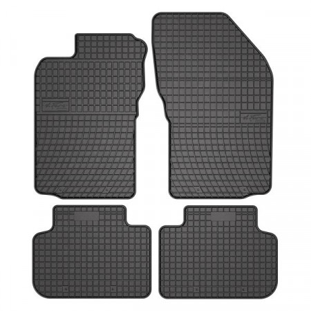 FROGUM rubberen vloermat, 4 st. BASIC, achter voor, set, kleur zwart, passend voor ALFA ROMEO 147 01.01-03.10, Liftback