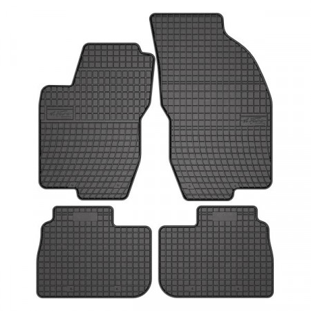 Tappetino in gomma FROGUM, 4 pz. Set BASIC posteriore anteriore, colore nero, adatto per ALFA ROMEO 156 09.97-09.05, Berlina