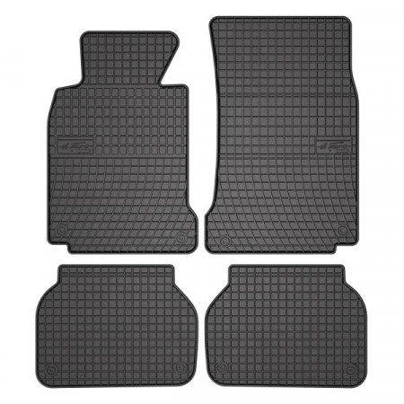 Tappetino in gomma FROGUM, 4 pz. BASIC, set posteriore anteriore, colore nero, adatto per BMW 5 (E39) 09.95-05.04, Berlina