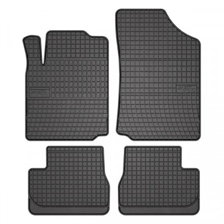 Tappetino in gomma FROGUM, 4 pz. BASIC, posteriore anteriore, set, colore nero, adatto per CITROEN C2, C3 I 02.02-, Liftback