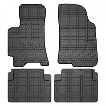 Alfombrilla de goma FROGUM, 4 uds. BASIC, trasero delantero, juego, color negro, adecuado para DAEWOO LANOS 02.97-, Berlina Van