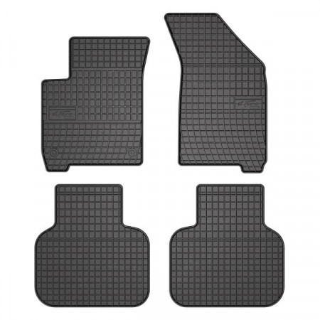 Alfombrilla de goma FROGUM, 4 uds. BASIC, delantero trasero, conjunto, color negro, adecuado para DODGE JOURNEY; FIAT FREEMONT 06.08-, camioneta SUV